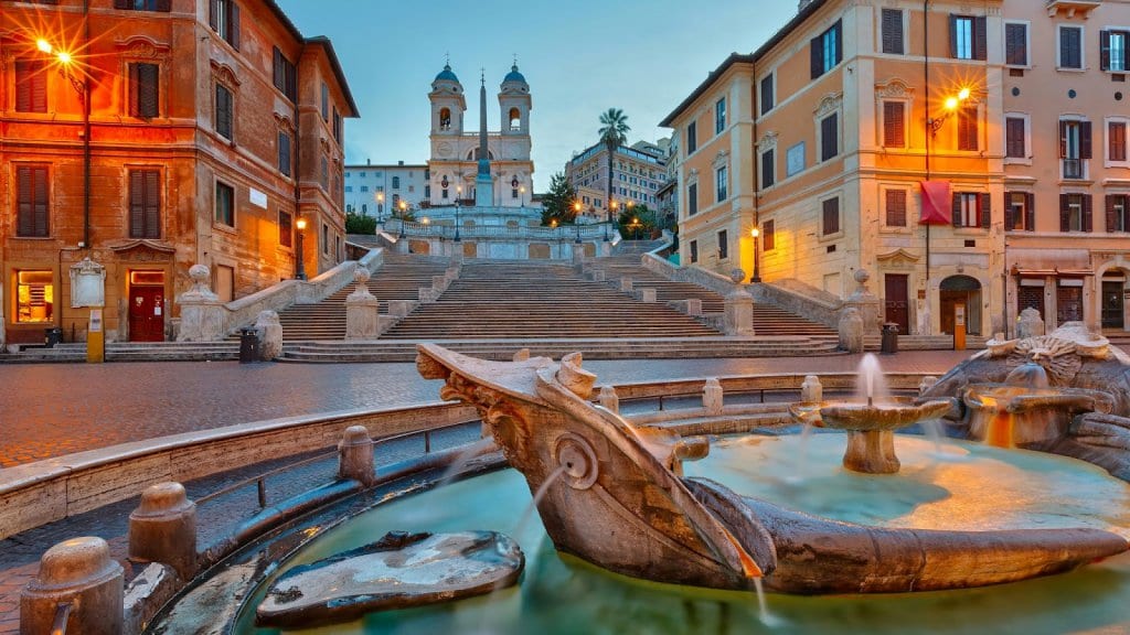 Piazza di Spagna em Roma Piazza di Spagna em Roma