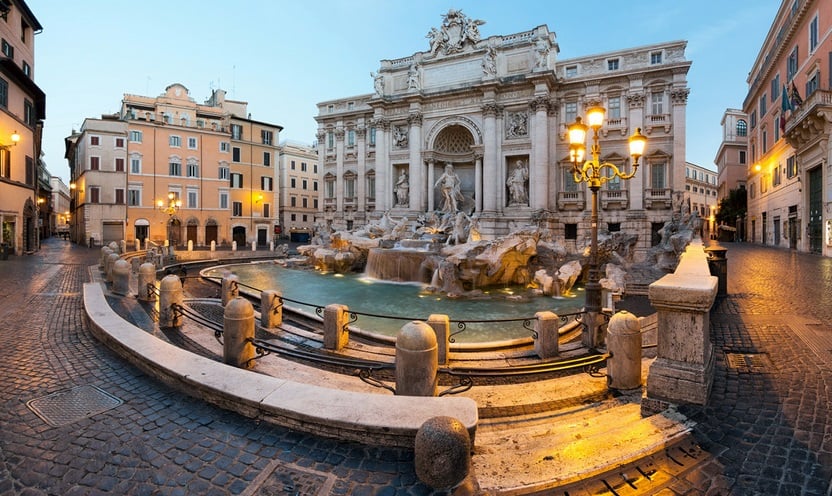 Informações sobre a Fontana di Trevi em Roma Informações sobre a Fontana di Trevi em Roma