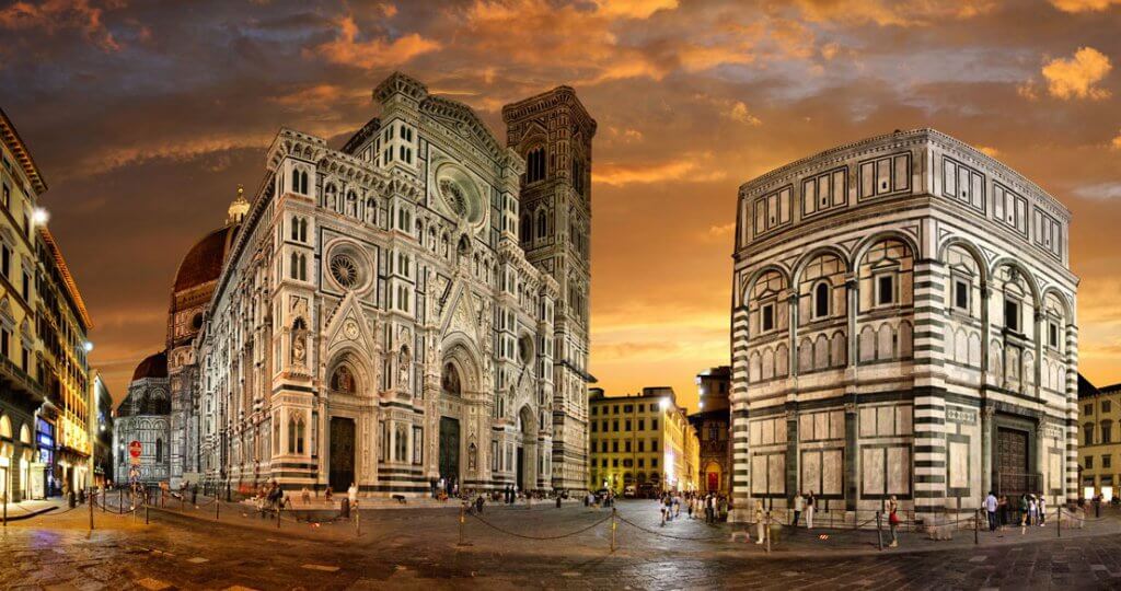 Piazza del Duomo em Florença Piazza del Duomo em Florença