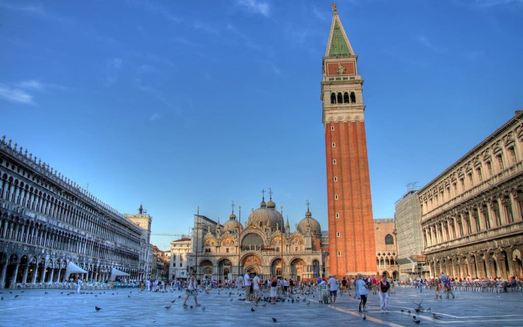 Plaza de San Marcos y Basílica de Venecia