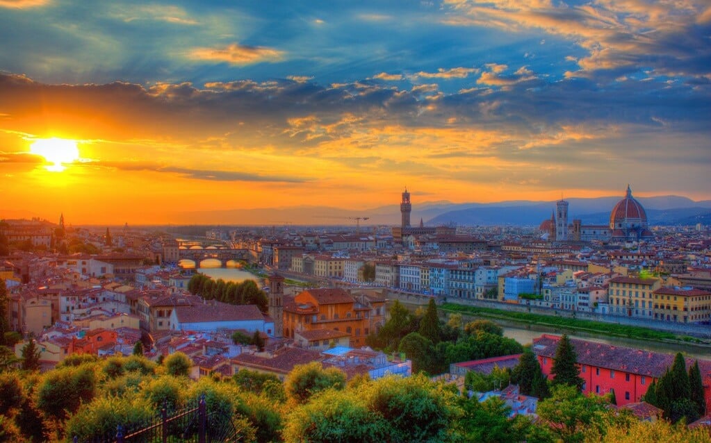 Vista de Florença do Piazzale Michelangelo Vista de Florença do Piazzale Michelangelo