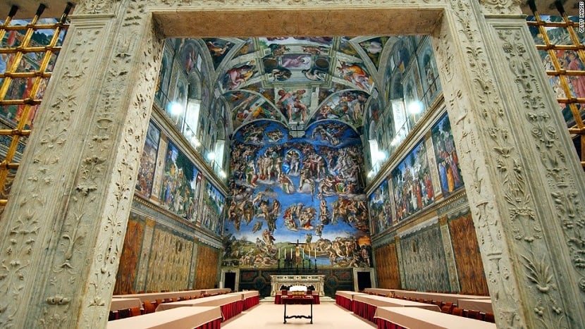 Capela Sistina no Vaticano em Roma Capela Sistina no Vaticano em Roma