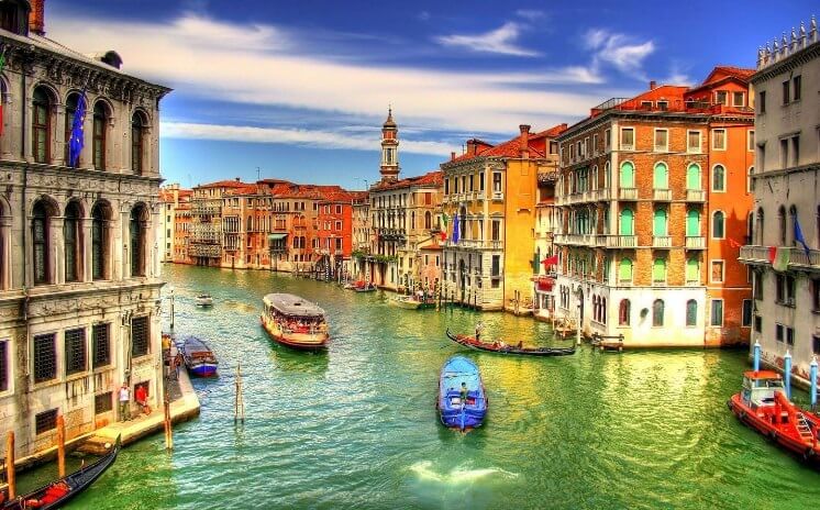 Puntos turísticos en Venecia