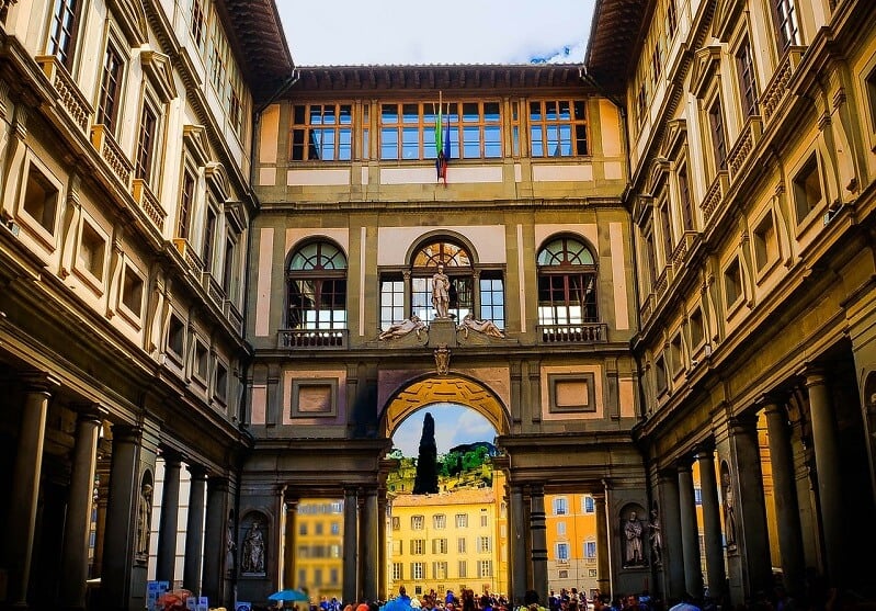 Galeria dos Ofícios em Florença Galeria dos Ofícios em Florença