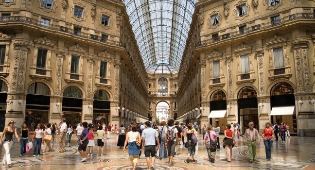 Informações sobre a Galeria Vittorio Emanuele II em Milão Informações sobre a Galeria Vittorio Emanuele II em Milão