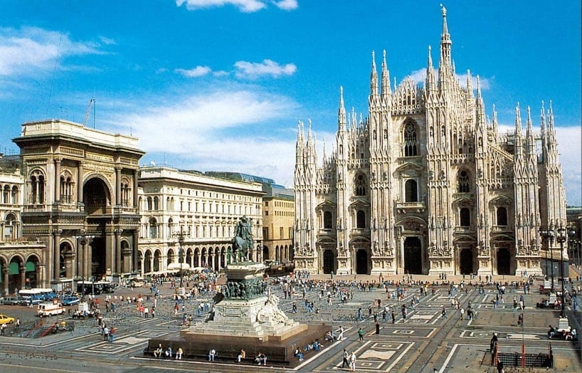 Duomo de Milão na Itália Duomo de Milão na Itália
