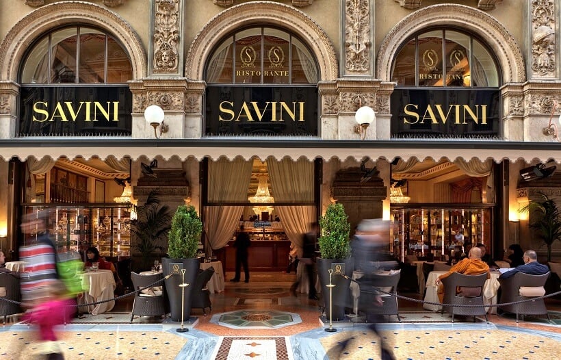 Restaurante Savini em Milão Restaurante Savini em Milão