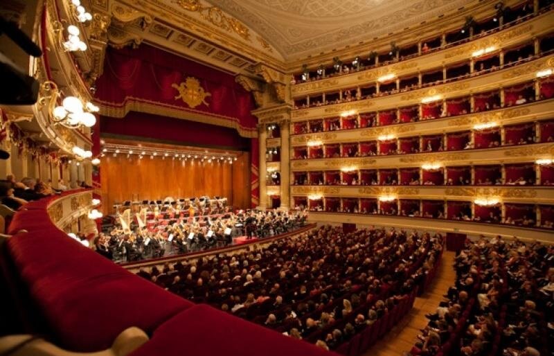 Teatro Alla Scala na cidade de Milão Teatro Alla Scala na cidade de Milão