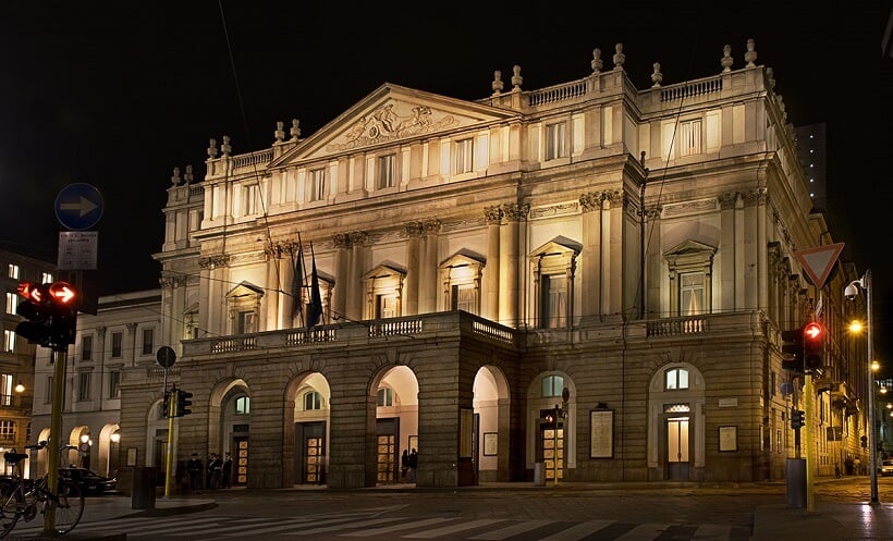 Teatro Alla Scala em Milão Teatro Alla Scala em Milão