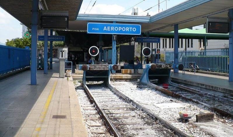 Aeroporto de Pisa até o centro turístico de trem Aeroporto de Pisa até o centro turístico de trem