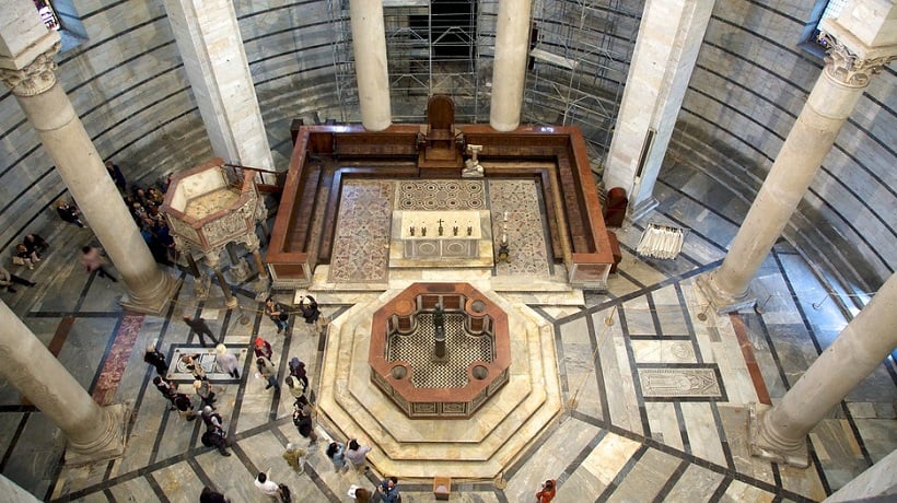 História do Batistério de Pisa História do Batistério de Pisa