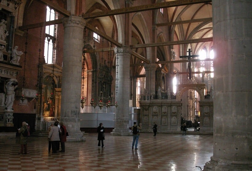 Igreja Santa Maria Gloriosa em Veneza Igreja Santa Maria Gloriosa em Veneza