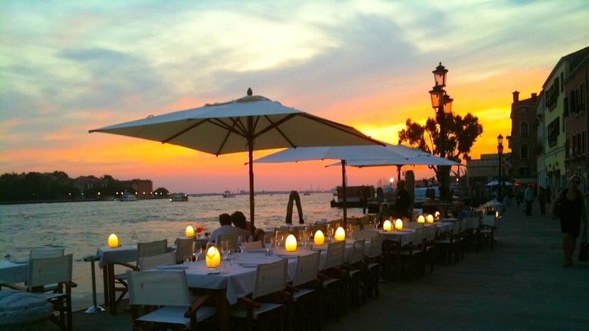 Ristorante Riviera em Veneza na Itália Ristorante Riviera em Veneza na Itália