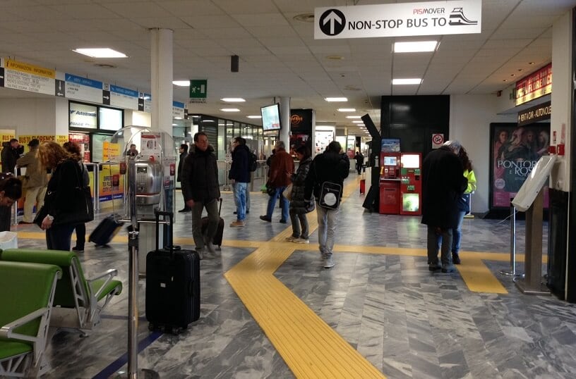 Sobre o aeroporto de Pisa Sobre o aeroporto de Pisa