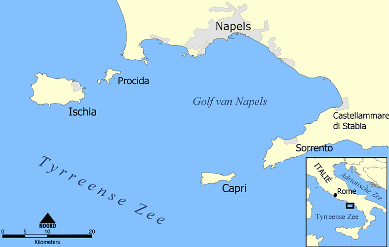 Ilha de Capri na Itália Ilha de Capri na Itália