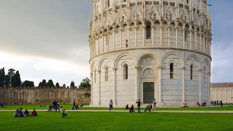 Ponto turístico Batistério de Pisa Ponto turístico Batistério de Pisa