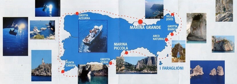 Mapa de Capri Mapa de Capri