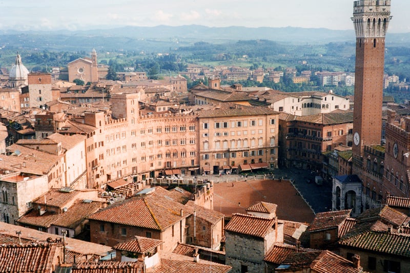 Região central em Siena Região central em Siena