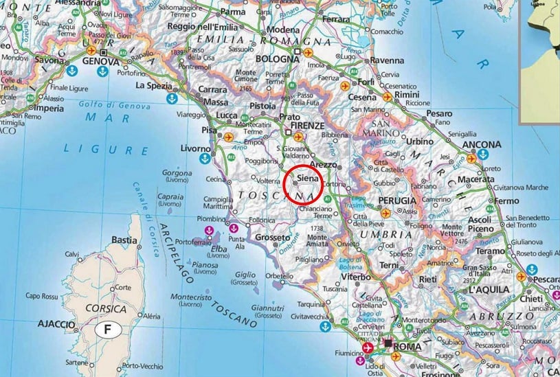 Siena na Itália Siena na Itália