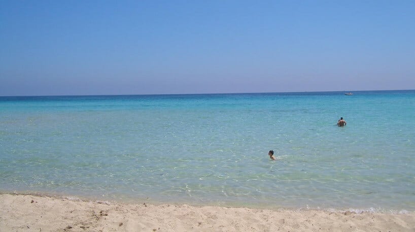 Praia Mondello em Palermo Praia Mondello em Palermo