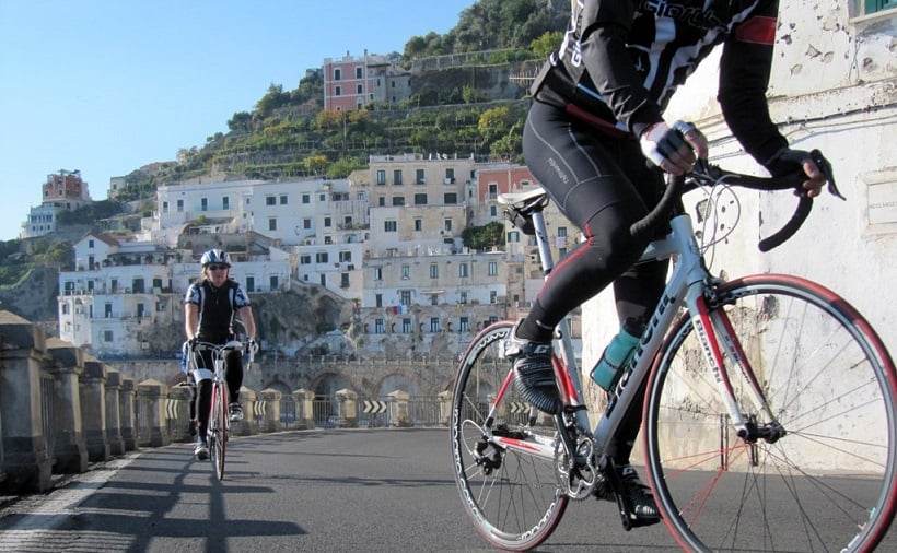 Passeio de bicicleta em Amalfi Passeio de bicicleta em Amalfi