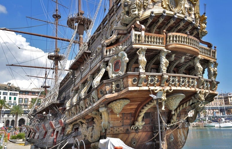 Barco do filme Piratas em Génova Barco do filme Piratas em Génova