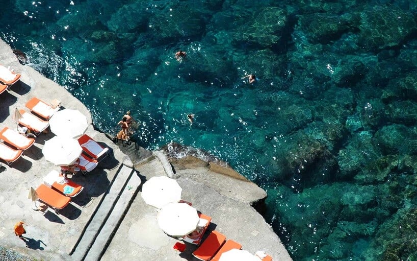 Praias em Positano na Costa Amalfitana Praias em Positano na Costa Amalfitana