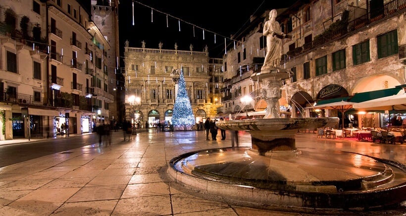 Praças em Verona Praças em Verona