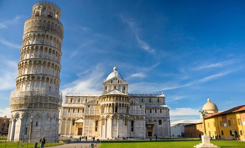 Torre de Pisa em Pisa na Itália Torre de Pisa em Pisa na Itália