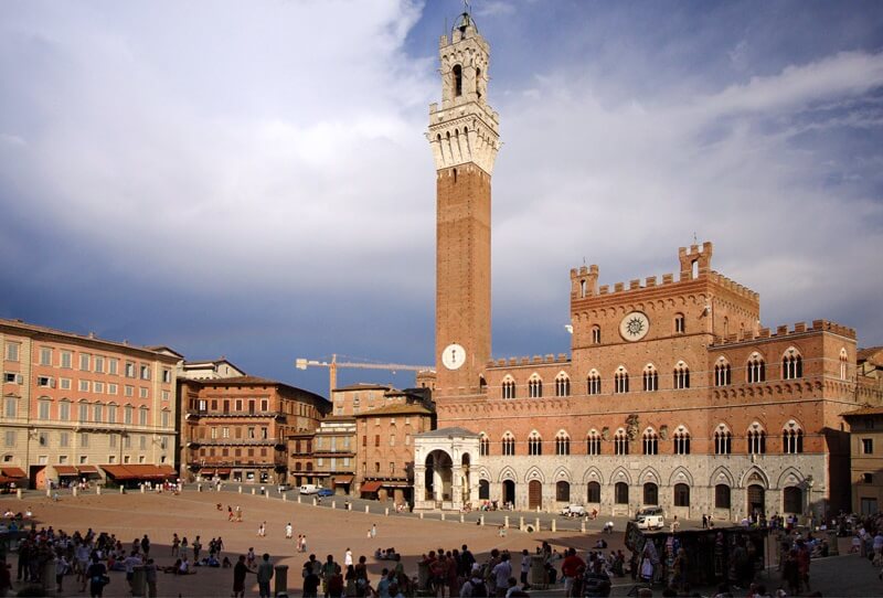 Piazza del Campo em Siena Piazza del Campo em Siena