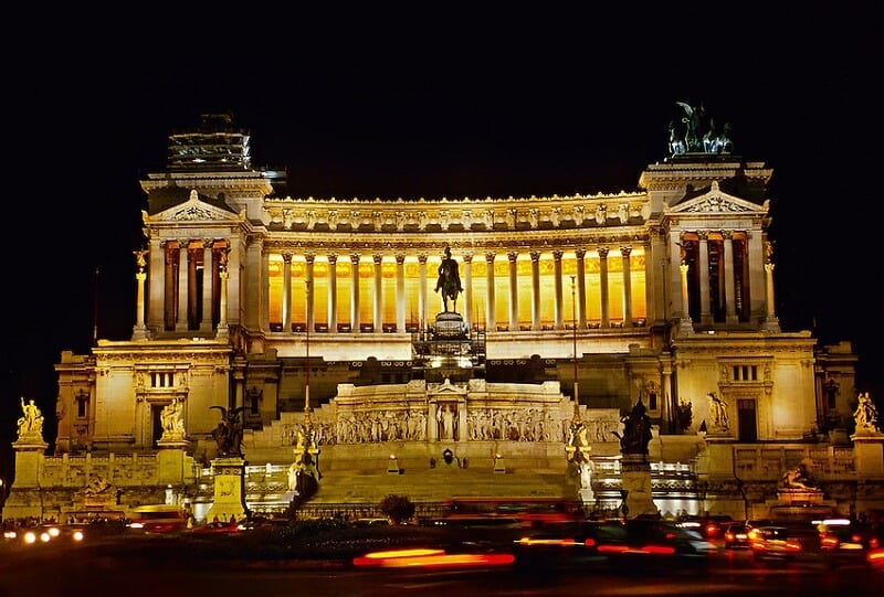 Vittoriano em Roma na Itália Vittoriano em Roma na Itália
