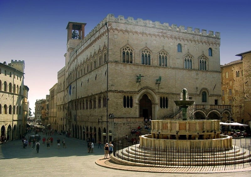Piazza IV Novembre em Perugia Piazza IV Novembre em Perugia