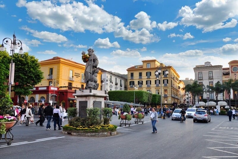 Piazza Tasso em Sorrento Piazza Tasso em Sorrento