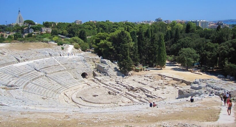 Teatro Grego em Siracusa Teatro Grego em Siracusa
