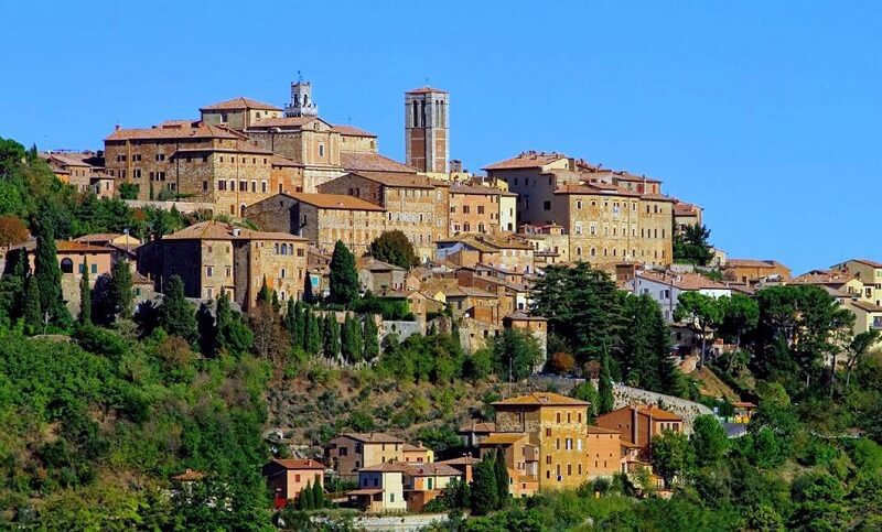 Vista da cidade de Montepulciano Vista da cidade de Montepulciano