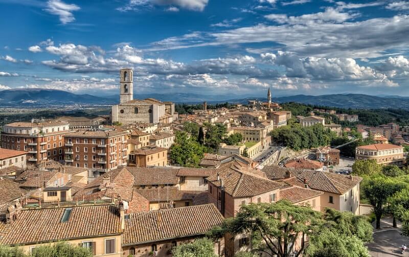 Vista da cidade de Perugia Vista da cidade de Perugia