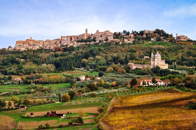 Vista da cidade de Montepulciano Vista da cidade de Montepulciano