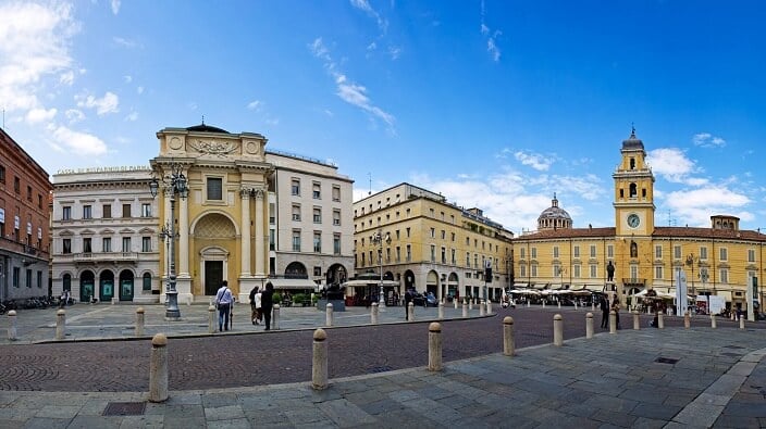 Piazza Garibaldi em Parma Piazza Garibaldi em Parma