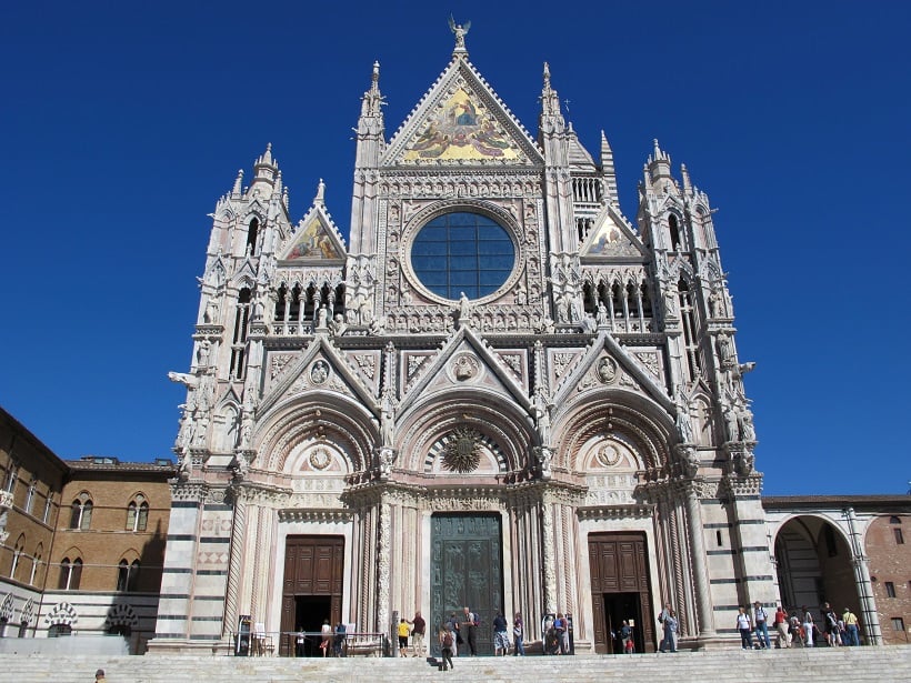 Fachada da Catedral de Siena Fachada da Catedral de Siena