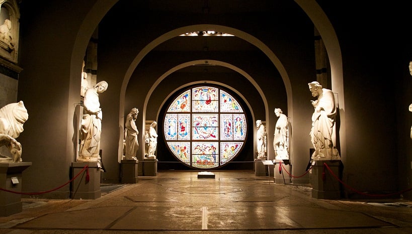 Obras expostas no Museu dell'Opera del Duomo em Siena Obras expostas no Museu dell'Opera del Duomo em Siena