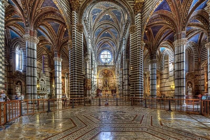 Interior da Catedral de Siena Interior da Catedral de Siena