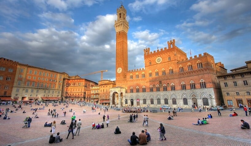 Piazza del Campo em Siena Piazza del Campo em Siena