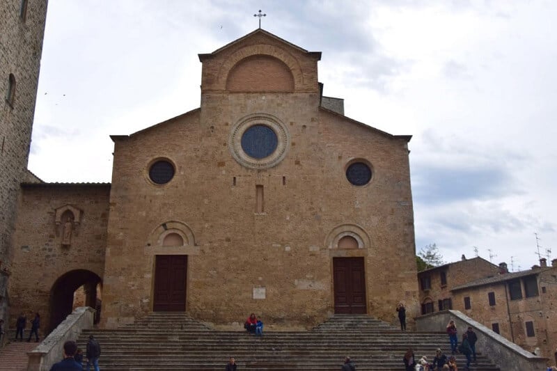 Fachada da Colegiada de San Gimignano Fachada da Colegiada de San Gimignano