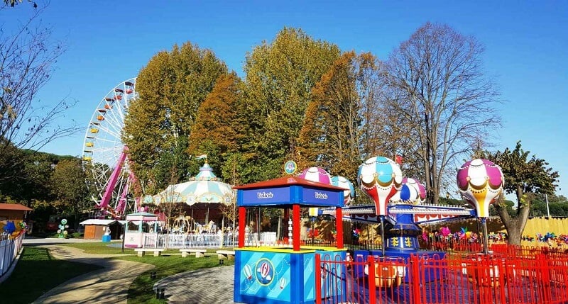 Luneur Park em Roma na Itália Luneur Park em Roma na Itália