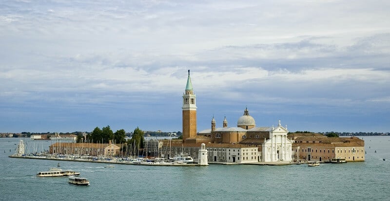 Ilha de San Giorgio Maggiore em Veneza na Itália Ilha de San Giorgio Maggiore em Veneza na Itália