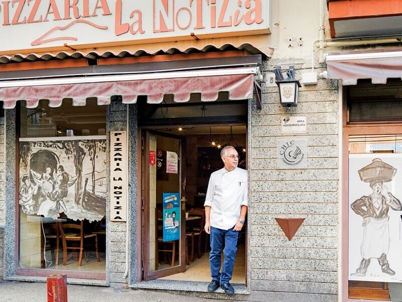 Pizzaria La Notizia 53 na Itália Pizzaria La Notizia 53 na Itália