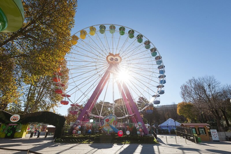 Roda gigante do Luneur Park em Roma Roda gigante do Luneur Park em Roma