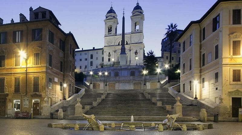 Piazza di Spagna em Roma na Itália Piazza di Spagna em Roma na Itália