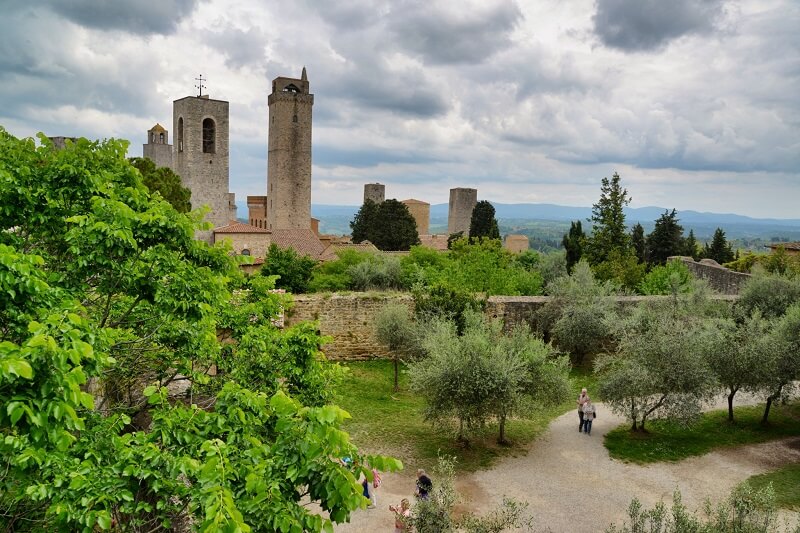 Rocca di Montestaffoli em San Gimignano