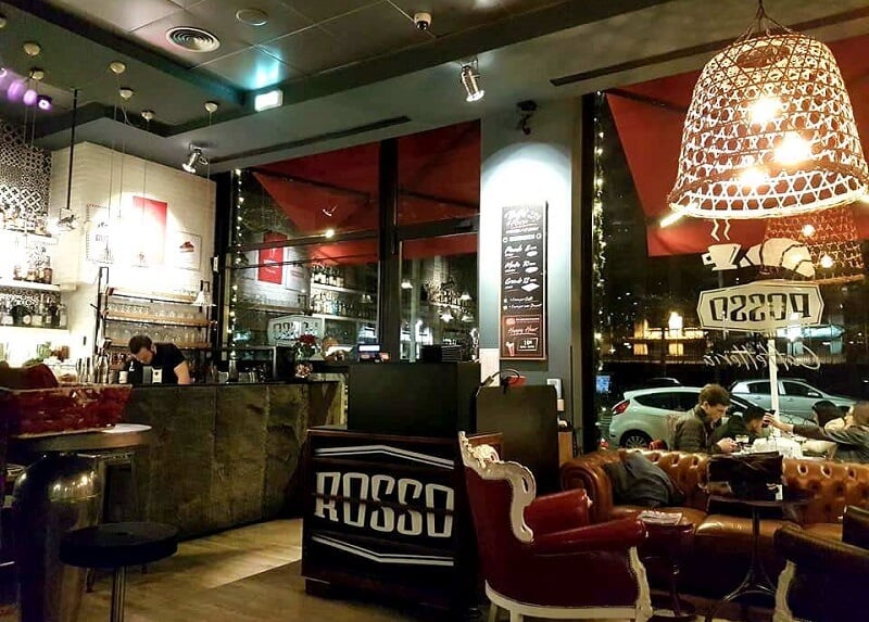 Restaurante Rosso em Roma na Itália Restaurante Rosso em Roma na Itália
